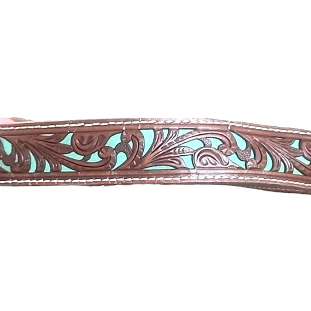 Nocona boys western leather belt size 24